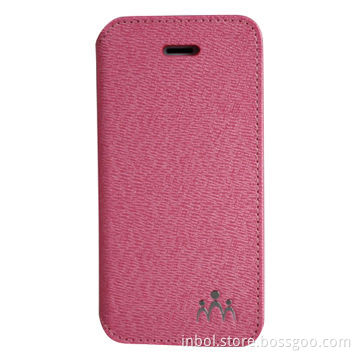 Leather Case for iPhone 5, Made of High-quality PU Leather, with Card Holder